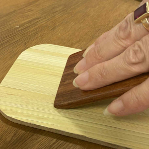 Plioir en bois Marqueterie de Paille en bois de granadillo