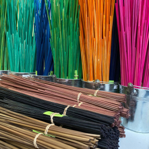 echantillon paille de seigle brun clair   10 gr