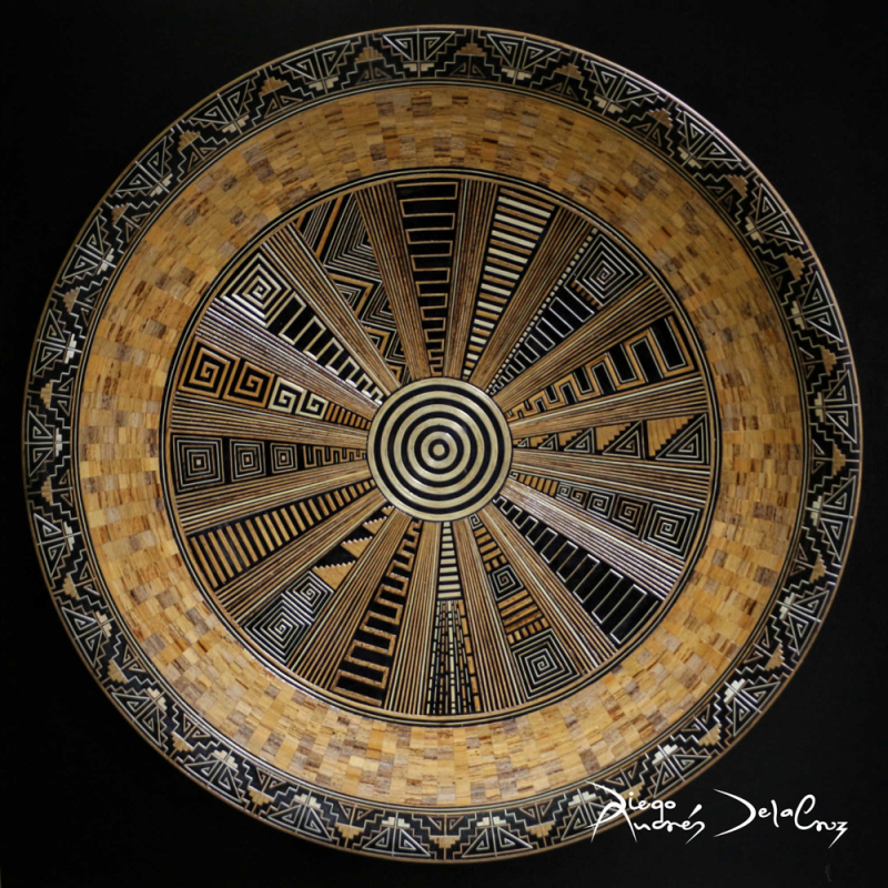 DE LA CRUZ Diego Andrés - Marqueterie de paille Colombienne