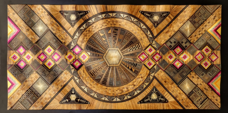 DE LA CRUZ Diego Andrés - Marqueterie de paille Colombienne