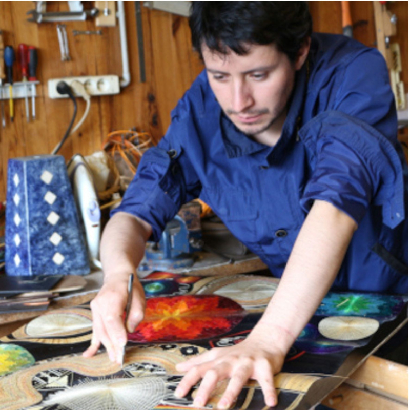 DE LA CRUZ Diego Andrés - Marqueterie de paille Colombienne